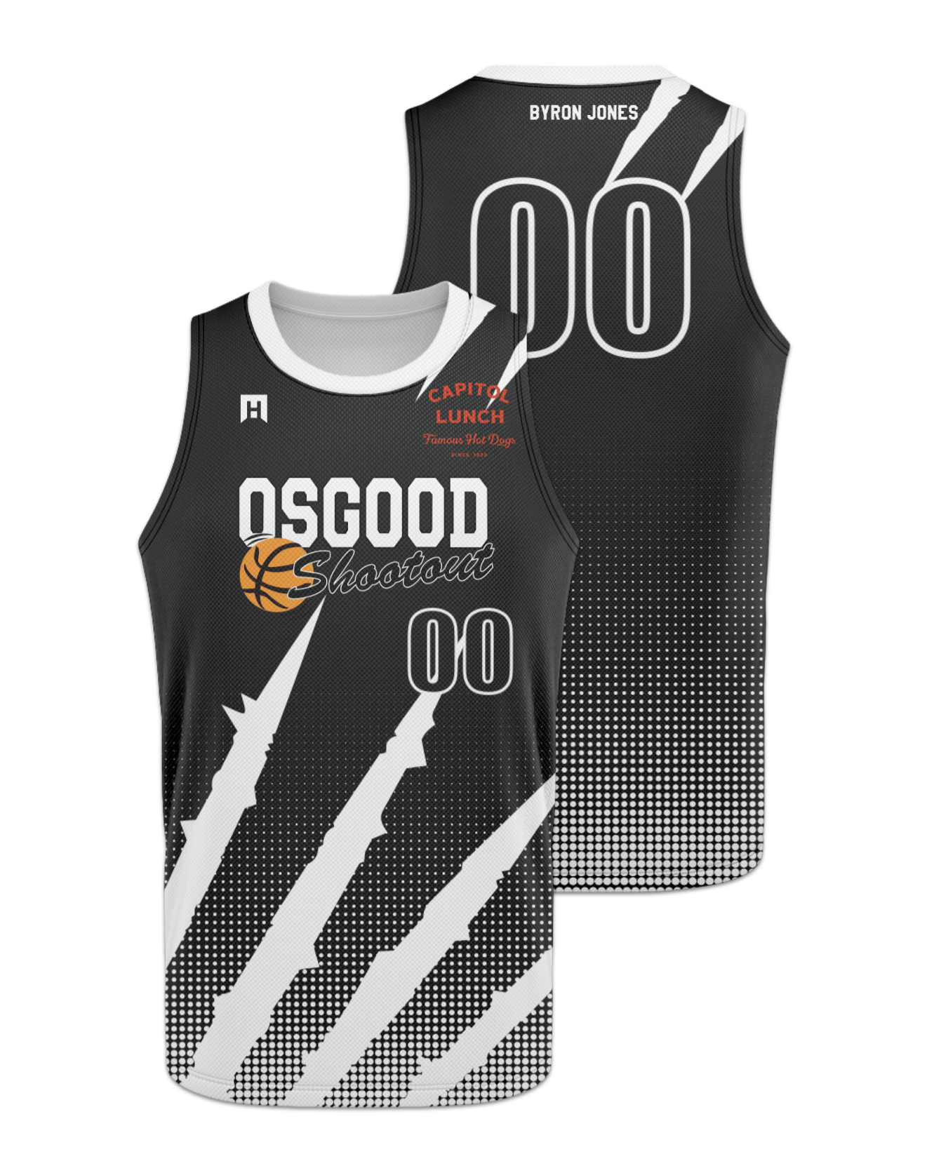 Rendered product preview, stack