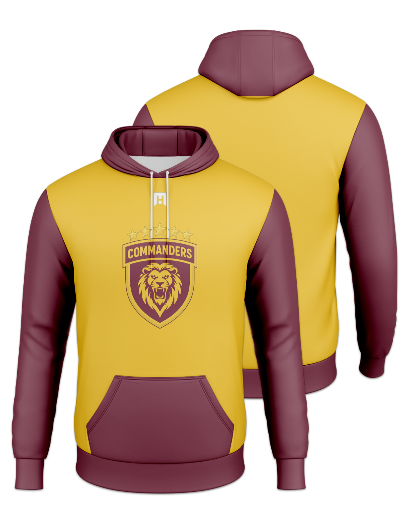 Rendered product preview, stack