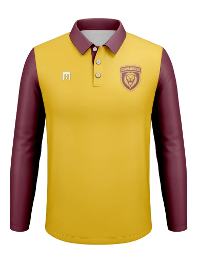 Men's Long Sleeve Polo preview, front