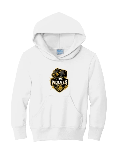 Youth Core Fleece Pullover Hooded Sweatshirt preview, front