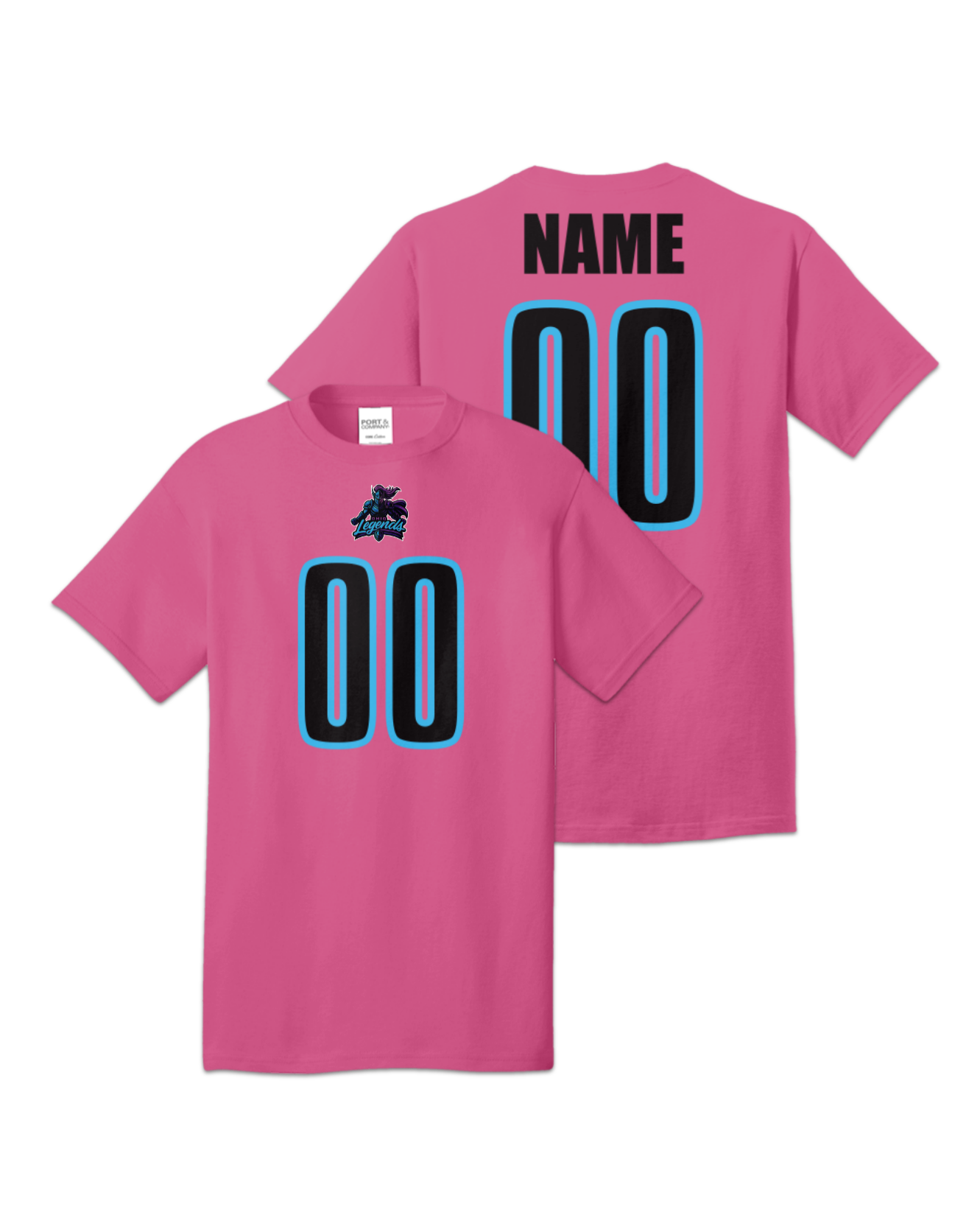 Rendered product preview, stack