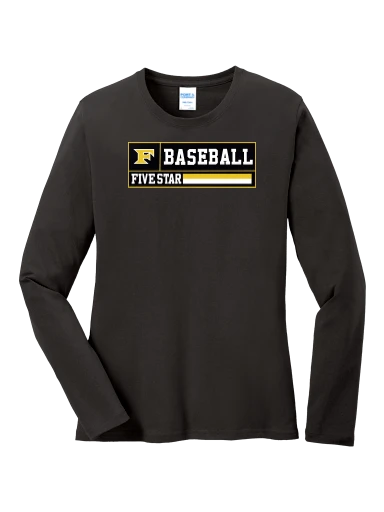 Port & Co Women's Long Sleeve Core Cotton Tee preview, front