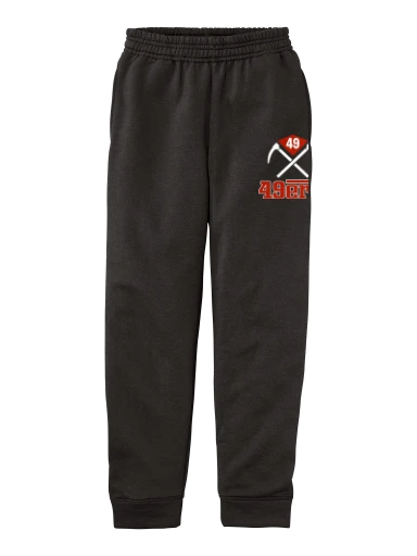 GVYF 49ers Youth Core Fleece Jogger preview, front