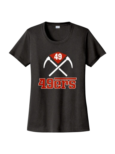 GVYF 49ers Women's PosiCharge Competitor Tee preview, front