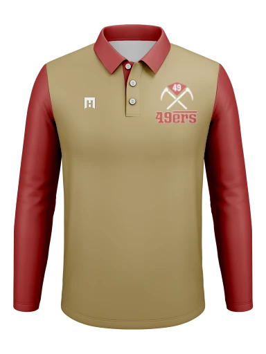 Men's Long Sleeve Polo preview, front