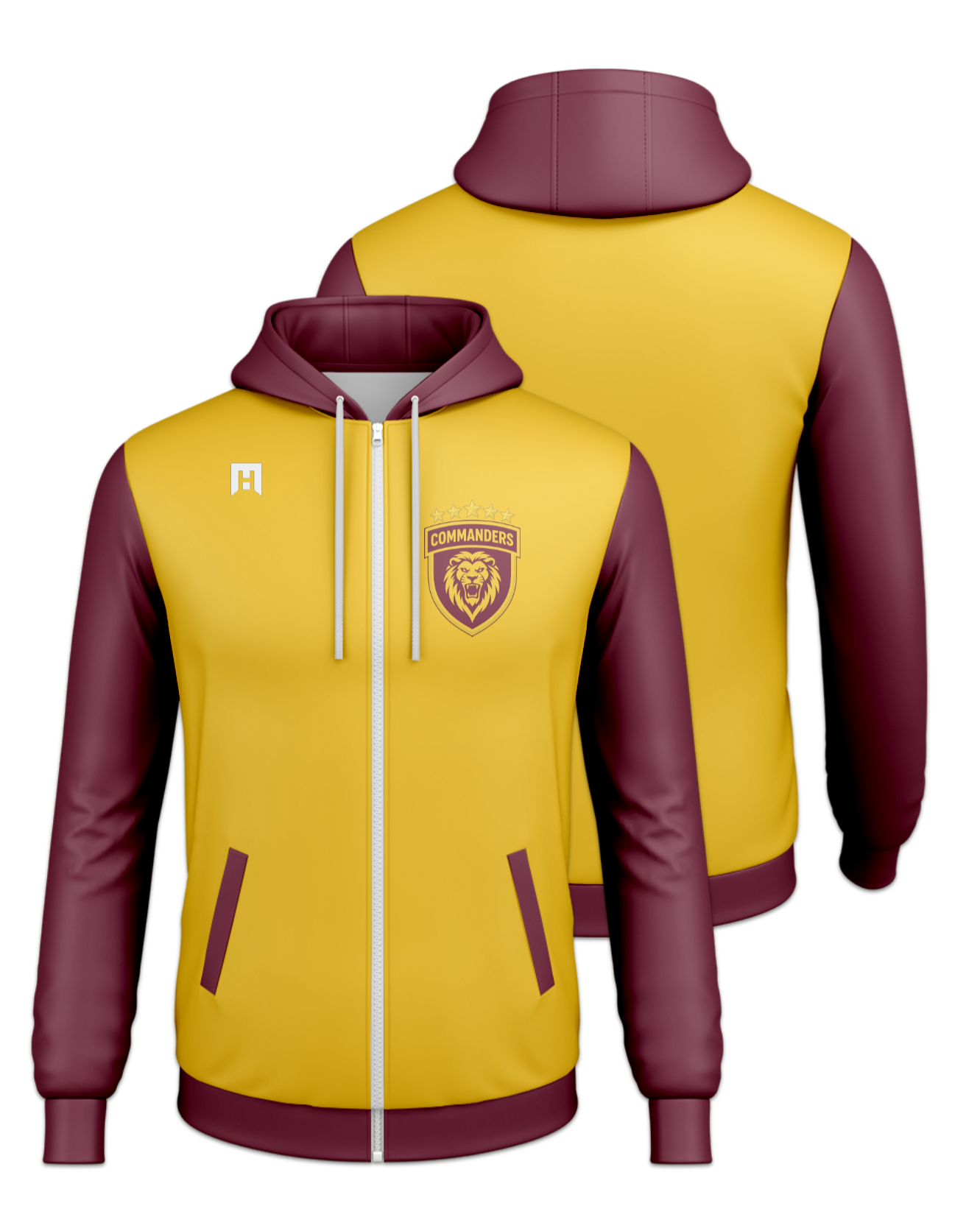 Rendered product preview, stack