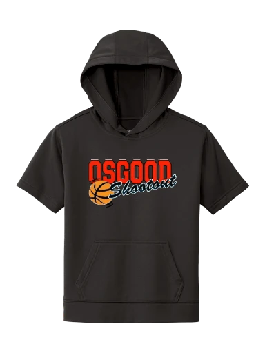 Youth Sport-Wick Fleece Short Sleeve Hooded Pullover preview, front