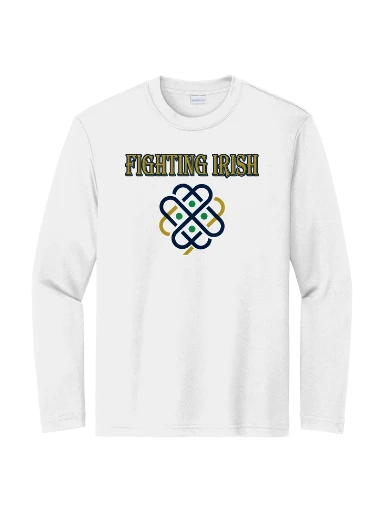 GVYF Fighting Irish Youth Long Sleeve PosiCharge Competitor Tee preview, front
