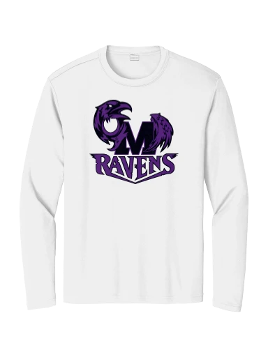 GVYF Ravens Long Sleeve PosiCharge Competitor Tee preview, front