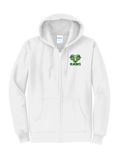 GVYF Rams Core Fleece Full-Zip Hooded Sweatshirt preview, front