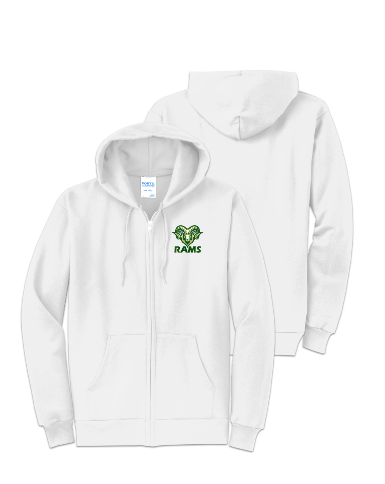 Rendered product preview, stack