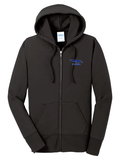Women's Core Fleece Full-Zip Hooded Sweatshirt preview, front