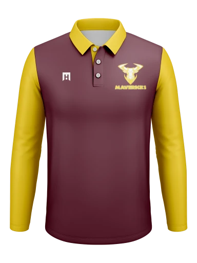 Men's Long Sleeve Polo preview, front