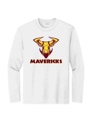 GVYF Mavericks Youth Long Sleeve PosiCharge Competitor Tee preview, front