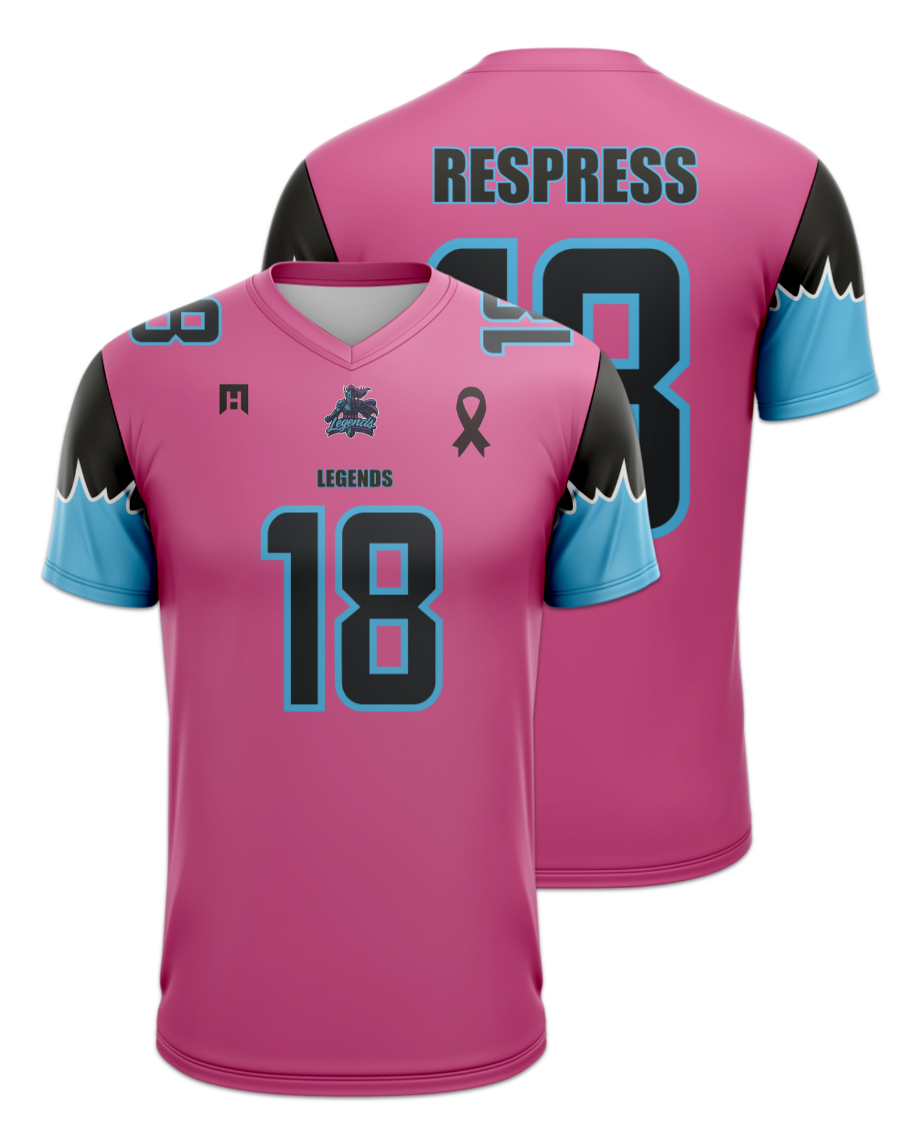 Rendered product preview, stack