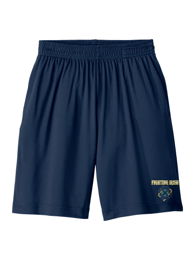 GVYF Fighting Irish PosiCharge Competitor Pocketed Short preview, front