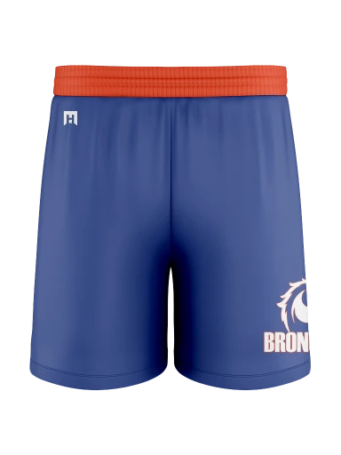 GVYF Broncos Men's 9" Multisport Pocketed Shorts preview, front