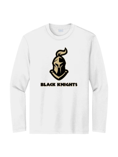 GVYF Black Knights Youth Long Sleeve PosiCharge Competitor Tee preview, front
