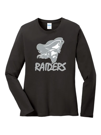 GVYF Raiders Women's Long Sleeve Core Cotton Tee preview, front
