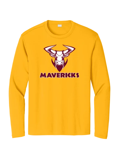 GVYF Mavericks Long Sleeve PosiCharge Competitor Tee preview, front