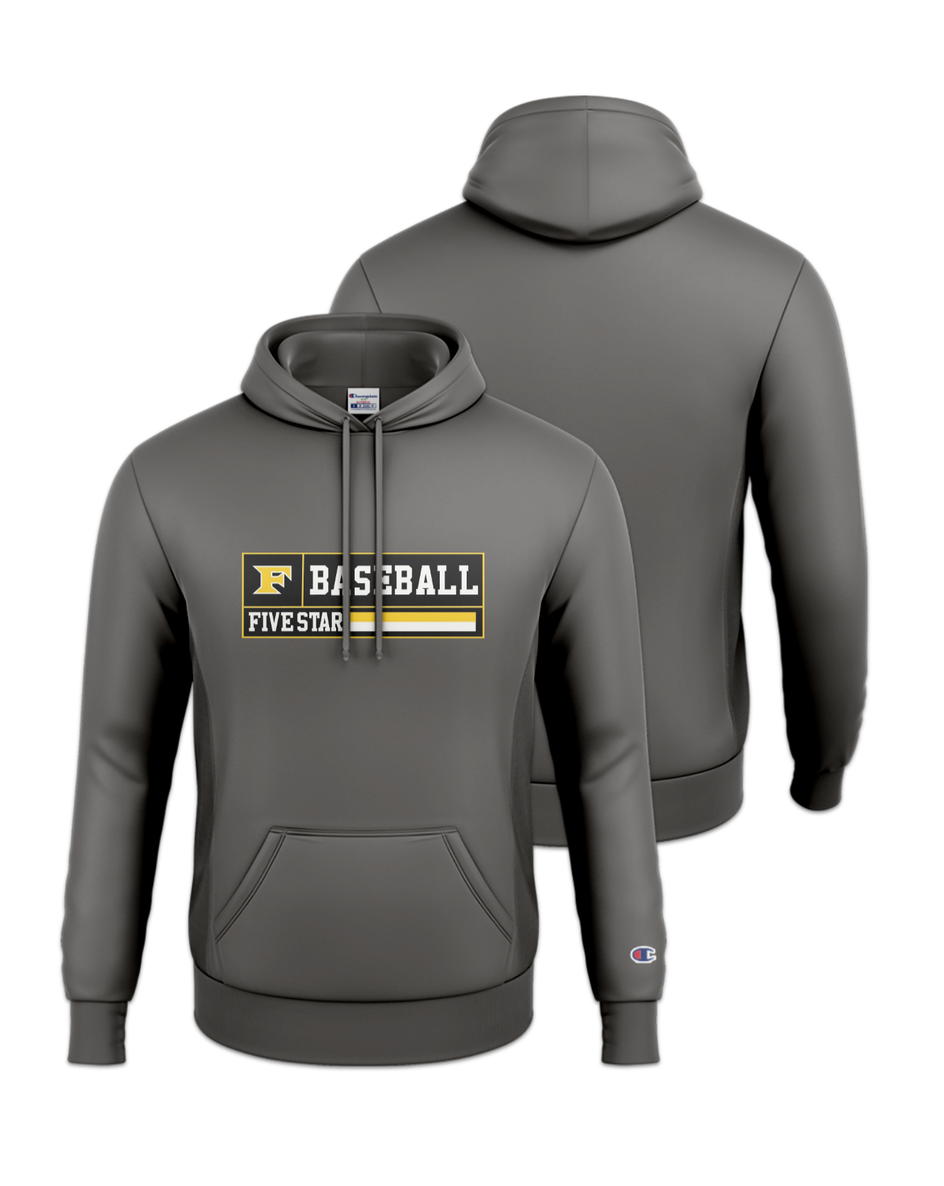 Rendered product preview, stack