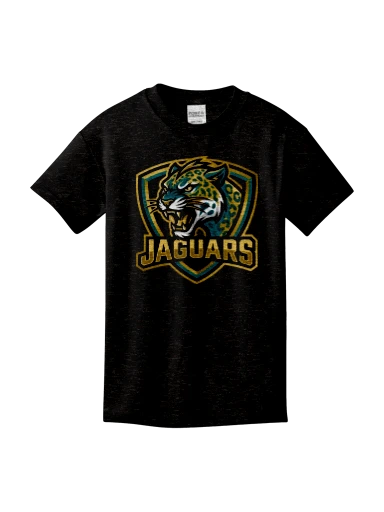 GVYF Jaguars Youth Core Cotton Tee preview, front
