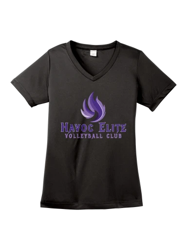 Sport-Tek Women's PosiCharge Competitor V-Neck Tee preview, front