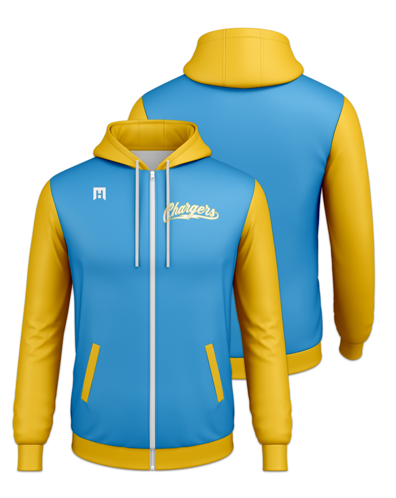 Rendered product preview, stack