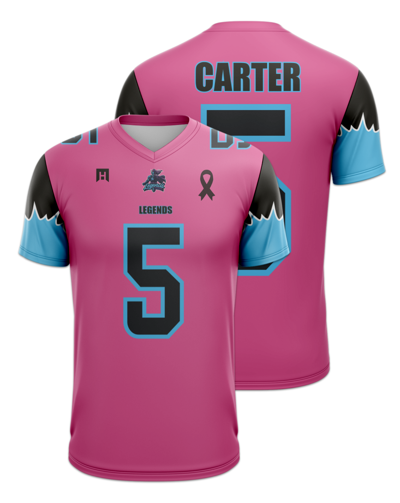 Rendered product preview, stack