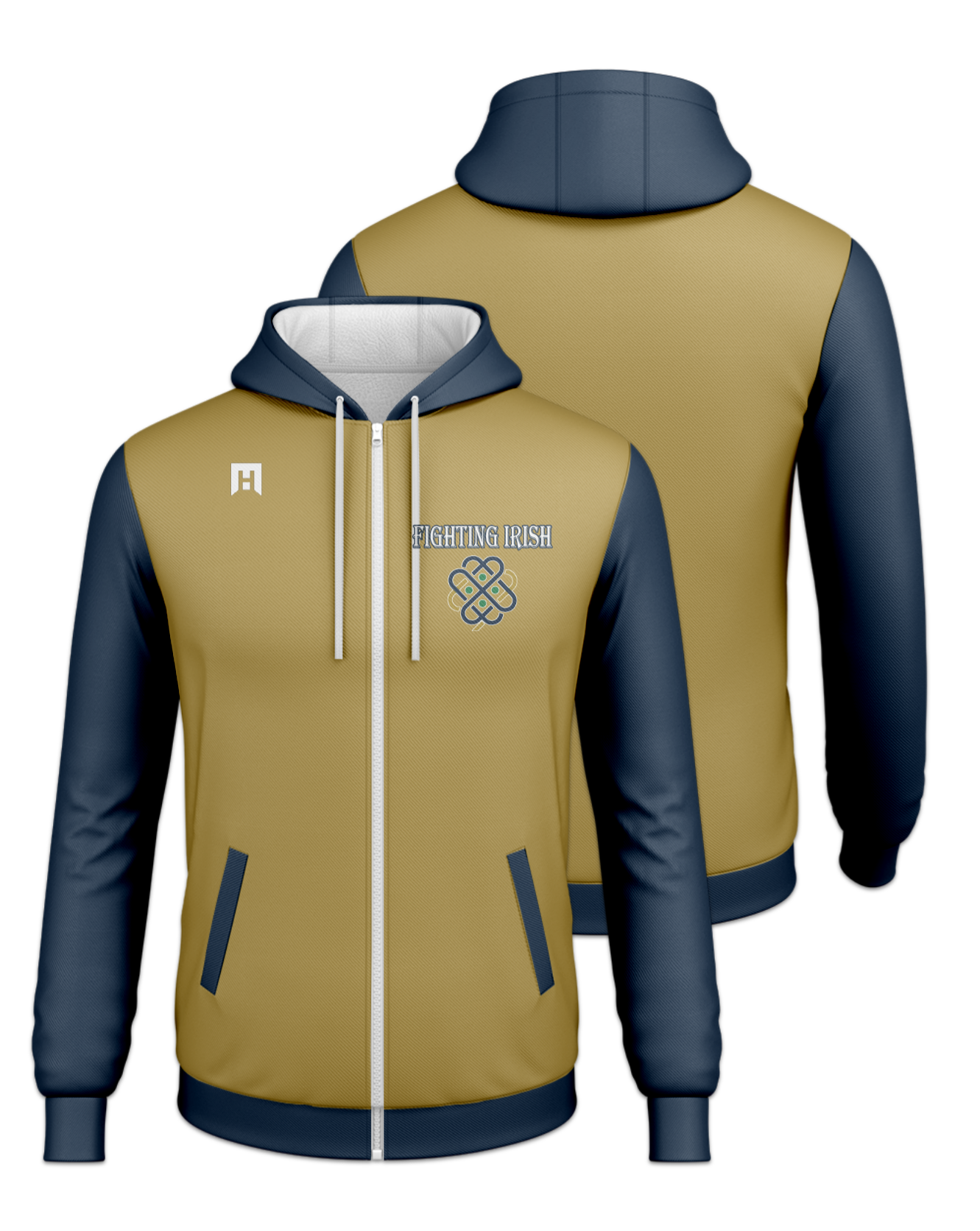 Rendered product preview, stack