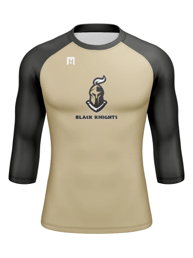 Men’s Compression Raglan Long Sleeve Rash Guard preview, front