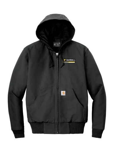 Carhartt Tall Quilted-Flannel-Lined Duck Active Jac preview, front