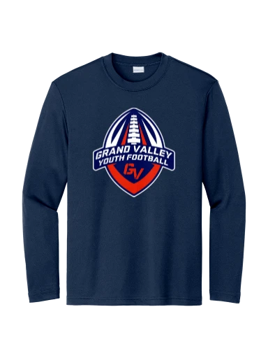 Youth Long Sleeve PosiCharge Competitor Tee preview, front