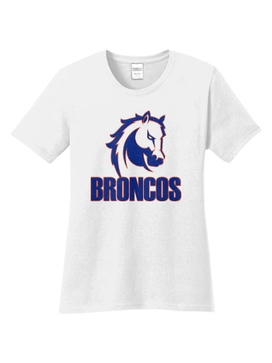 GVYF Broncos Women's Core Cotton Tee preview, front