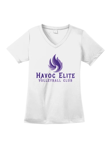 Sport-Tek Women's PosiCharge Competitor V-Neck Tee preview, front