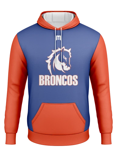 GVYF Broncos Poly Fleece Hoodie preview, front