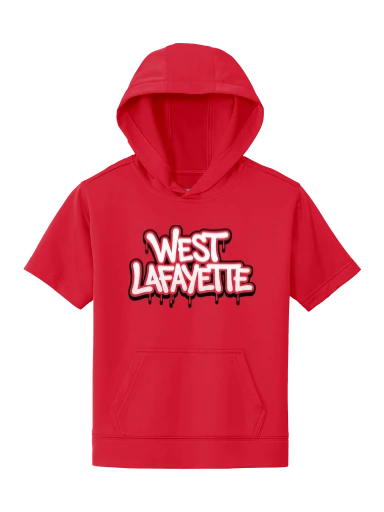 Youth Short Sleeve Hoodie Graf preview, front