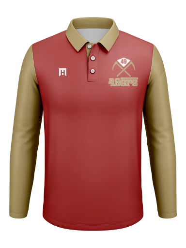 Men's Long Sleeve Polo preview, front