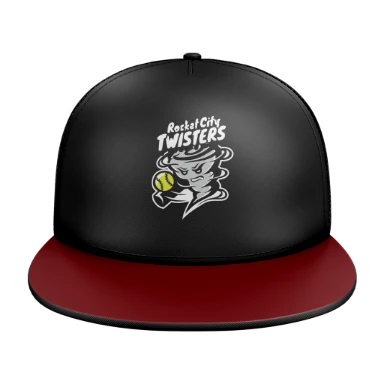 5 Panel Mesh Flat Bill Sublimated Cap preview, front