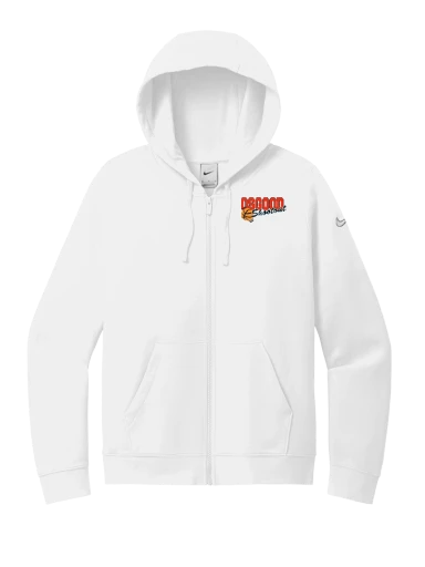 Nike Women's Club Fleece Sleeve Swoosh Full-Zip Hoodie preview, front