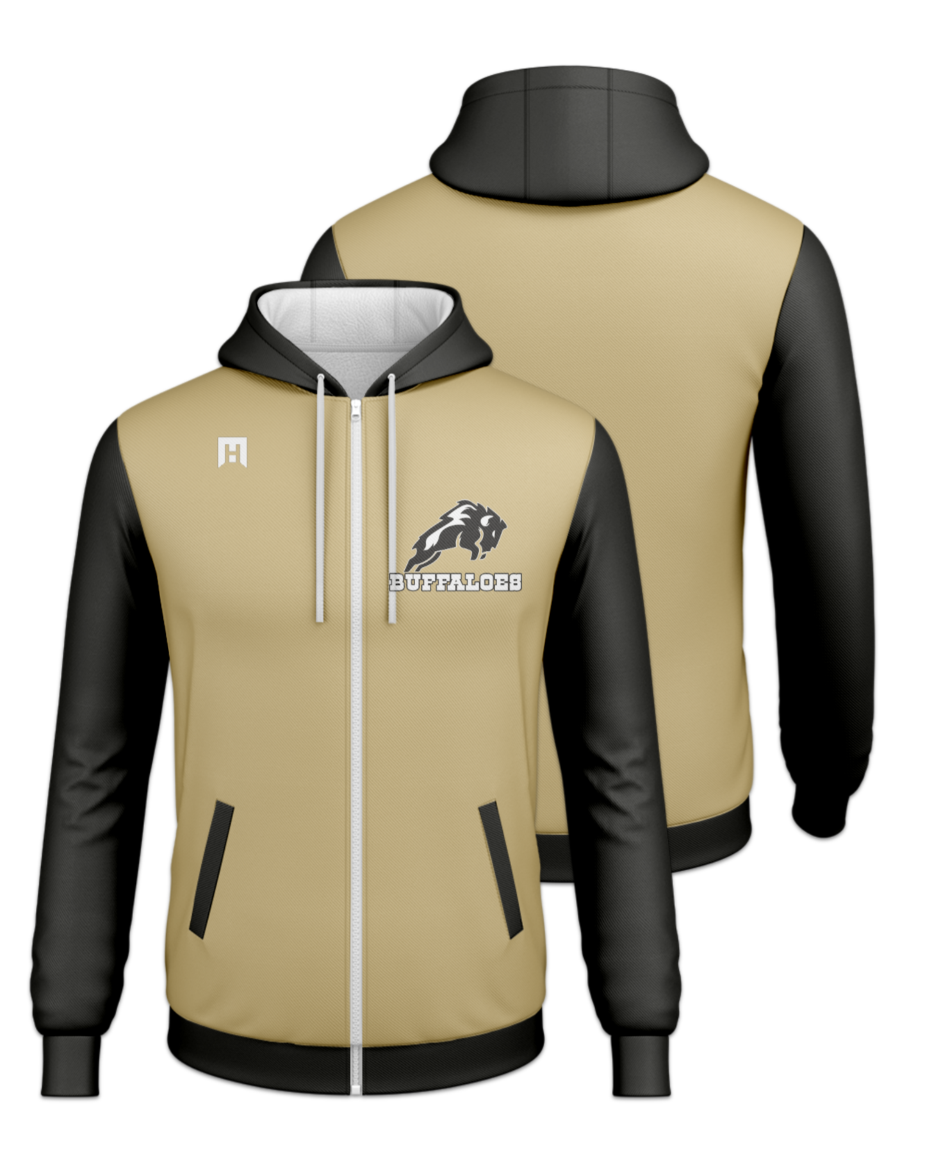 Rendered product preview, stack