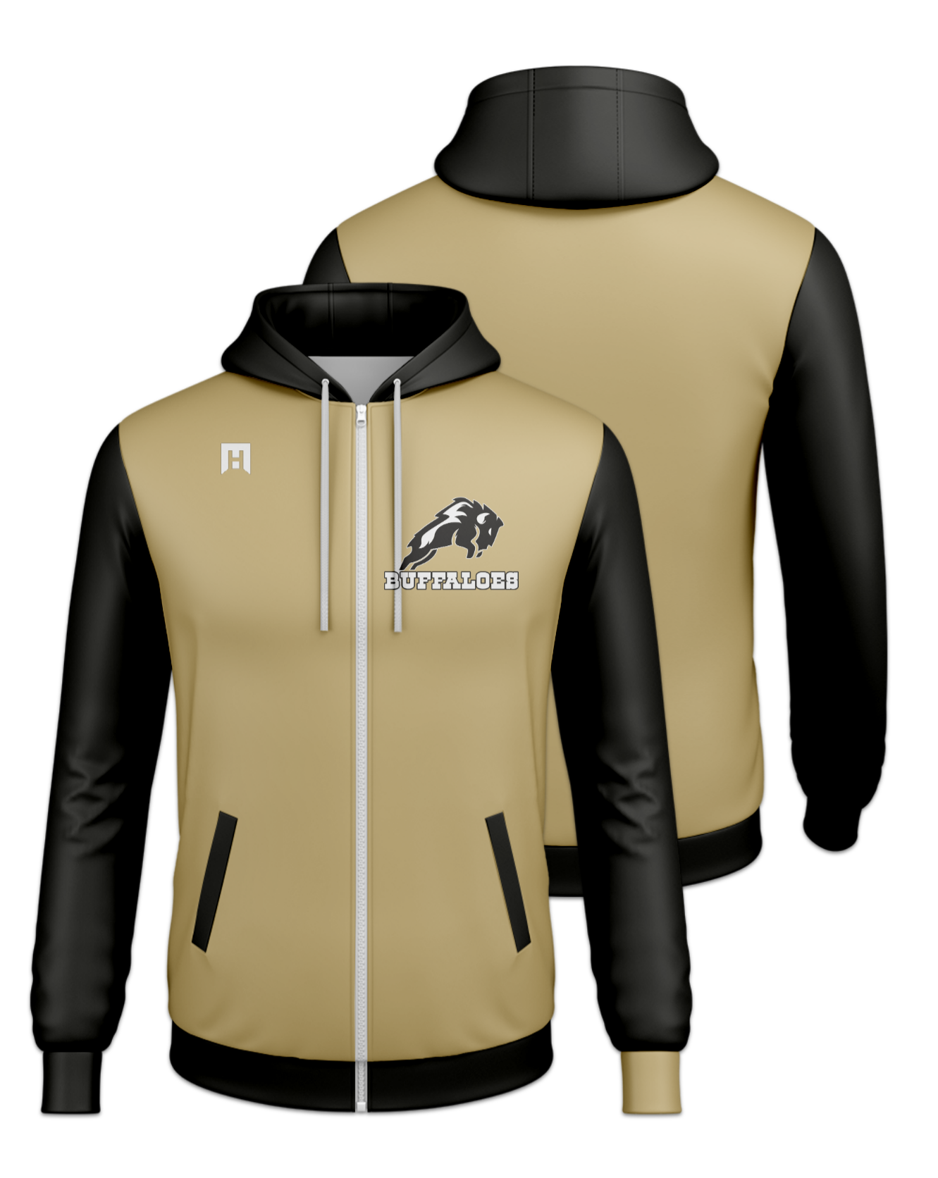 Rendered product preview, stack
