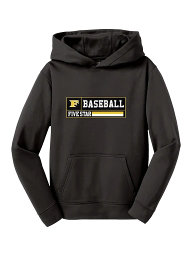 Sport-Tek Youth Sport-Wick Fleece Hooded Pullover preview, front