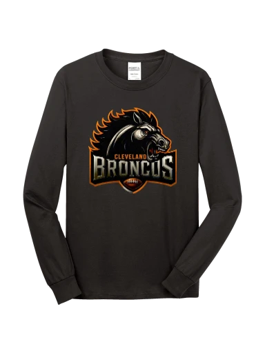 Port & Co Long Sleeve Core Cotton Tee preview, front