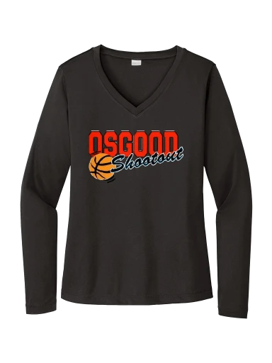 Women's Long Sleeve PosiCharge Competitor V-Neck Tee preview, front