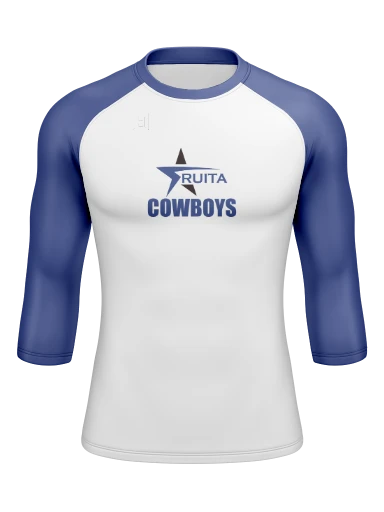 Men’s Compression Raglan Long Sleeve Rash Guard preview, front