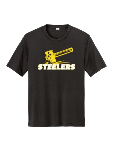 GVYF Steelers PosiCharge Competitor Tee preview, front