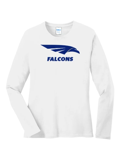 Women's Long Sleeve Core Cotton Tee preview, front