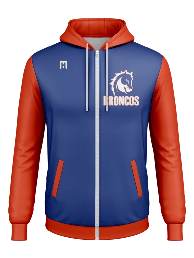 GVYF Broncos Hooded Soft Shell Full Zip Jacket preview, front