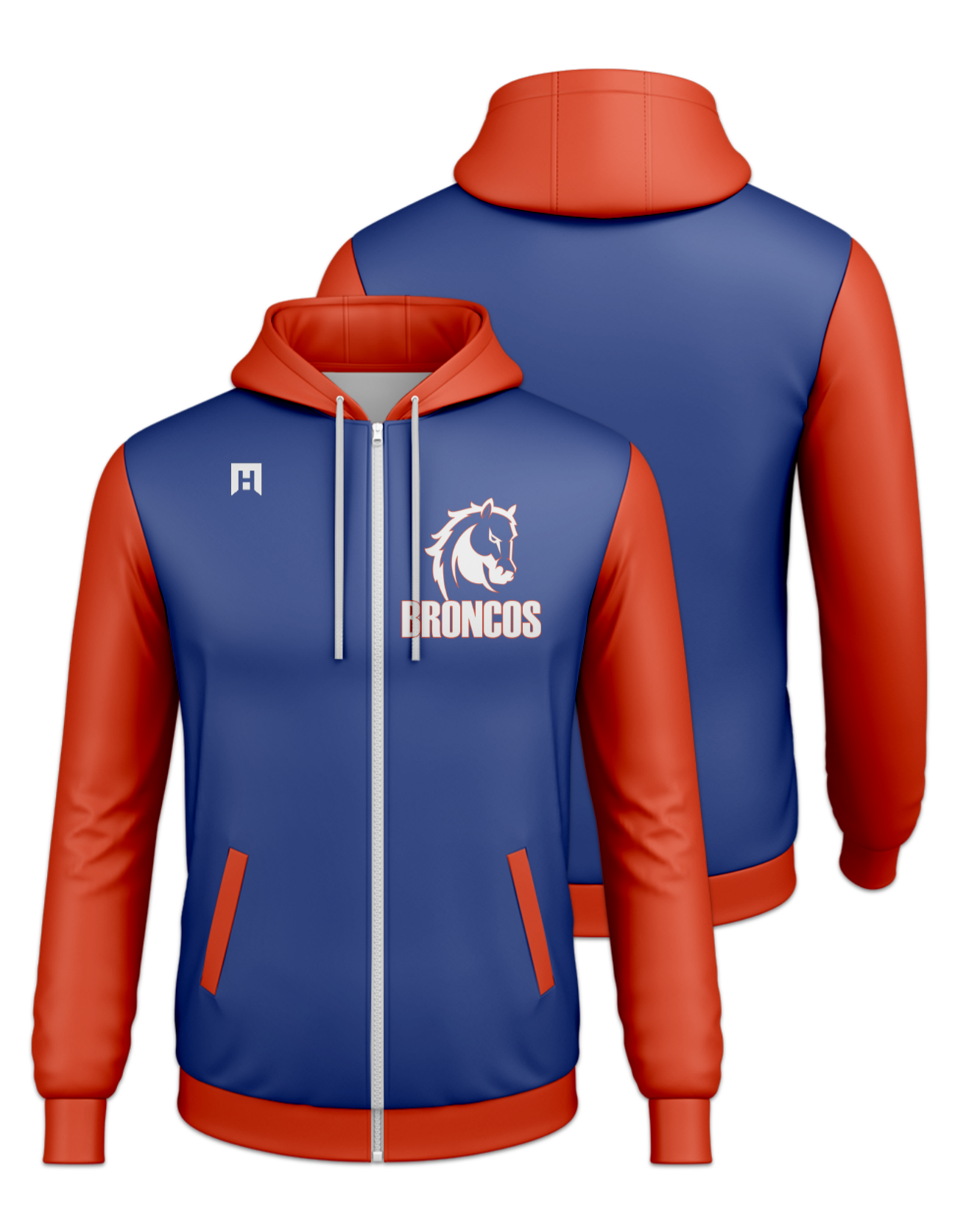 Rendered product preview, stack